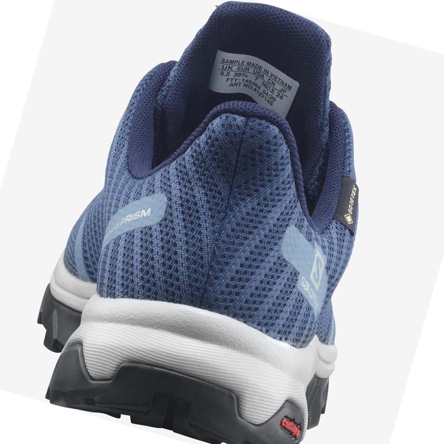 Tenis Senderismo Salomon WoOUTBOUND PRISM GORE-TEX Mujer Azules | MX 2844HAP